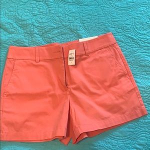 Loft Outlet Size 6, 4” shirts in coral